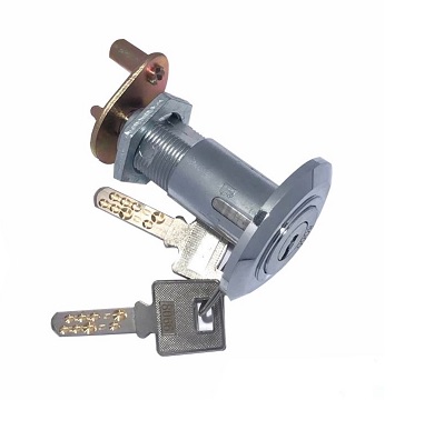 Hovedbilde LS-621-60 Låsesylinder Brannskap 60mm Medbringer K